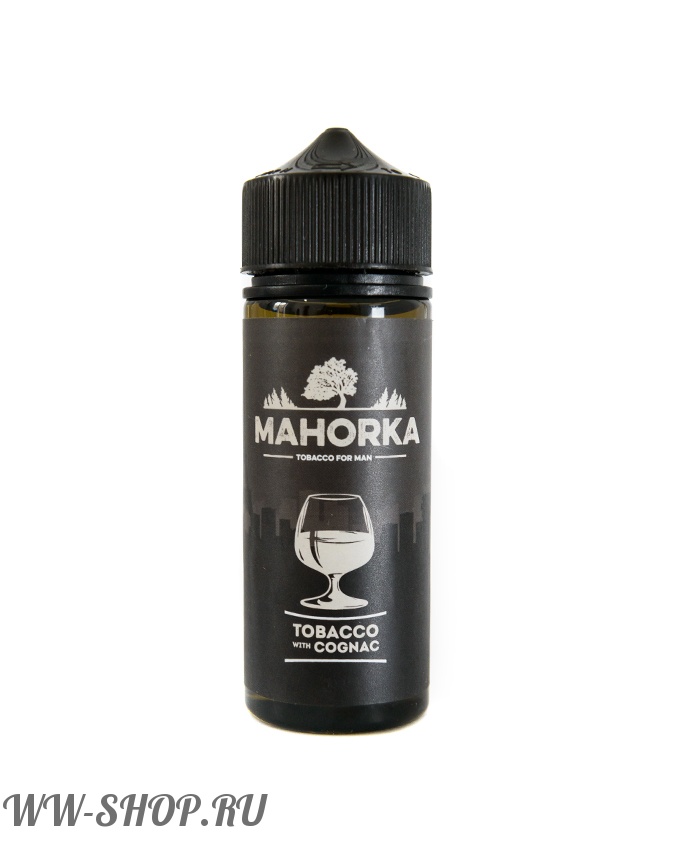 жидкость mahorka- tobacco with cognac 120мл 3мг Чебоксары